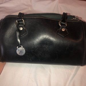 Black Leather Dooney and Bourke purse